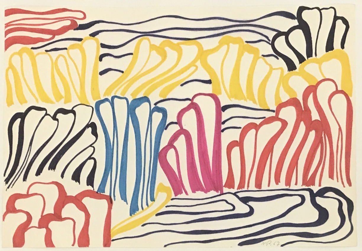 NP17A_5_Nausica Pastra_Volumes and organised spaces_1968_ ink on paper_ 40×55 cm