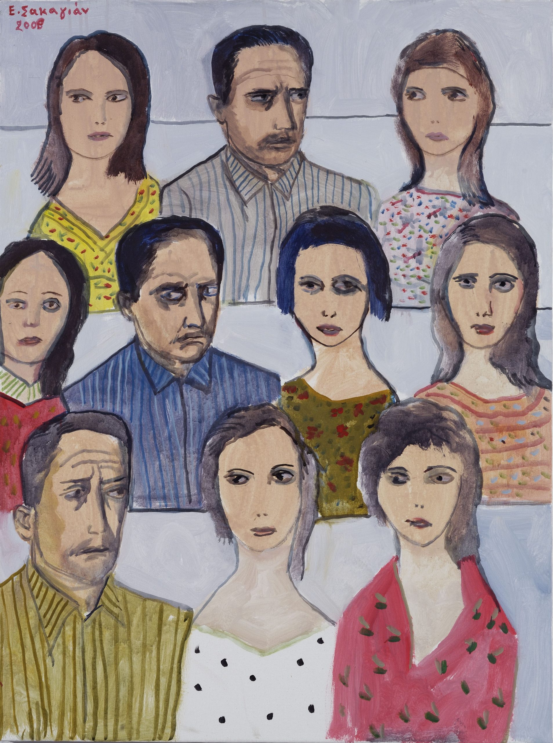 Viewers_10GREY_2008_AcrylicOnCanvas_80x60cm