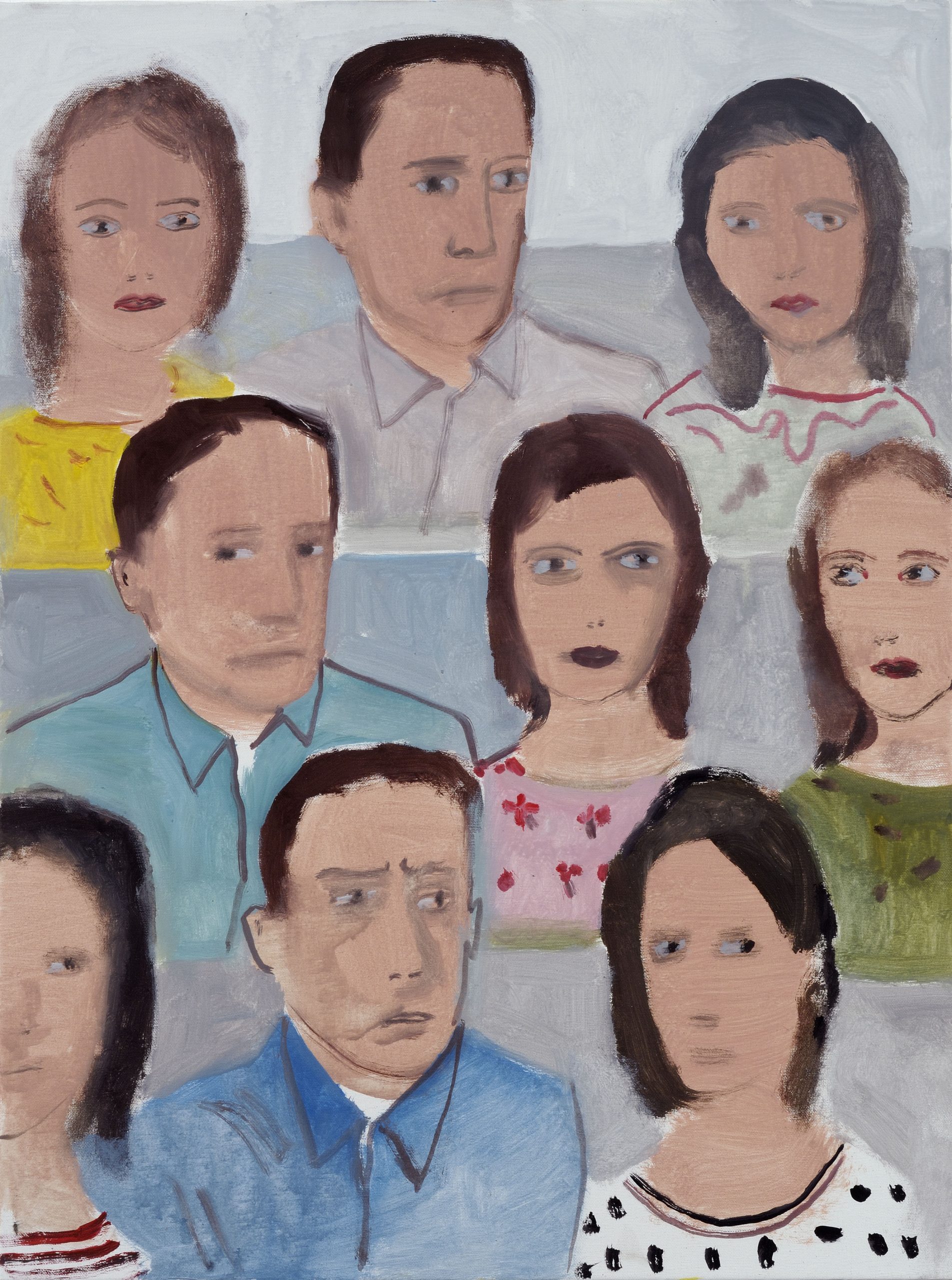 Viewers_9White_2008_AcrylicOnCanvas_80x60cm