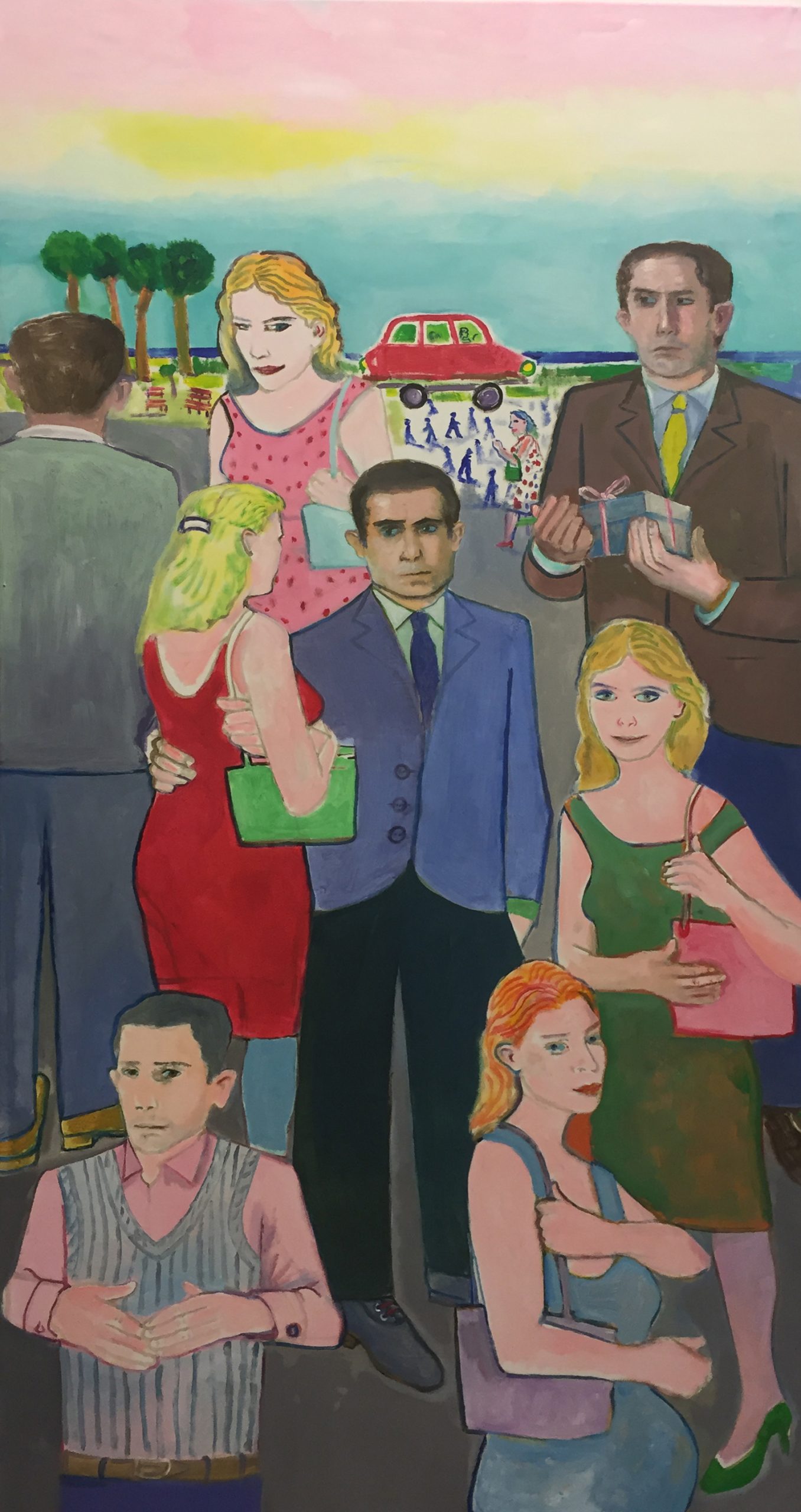 ES20A_08_Sacaillan_AWalkAtThePromenade_2019_AcrylicOnCanvas_200x103cm