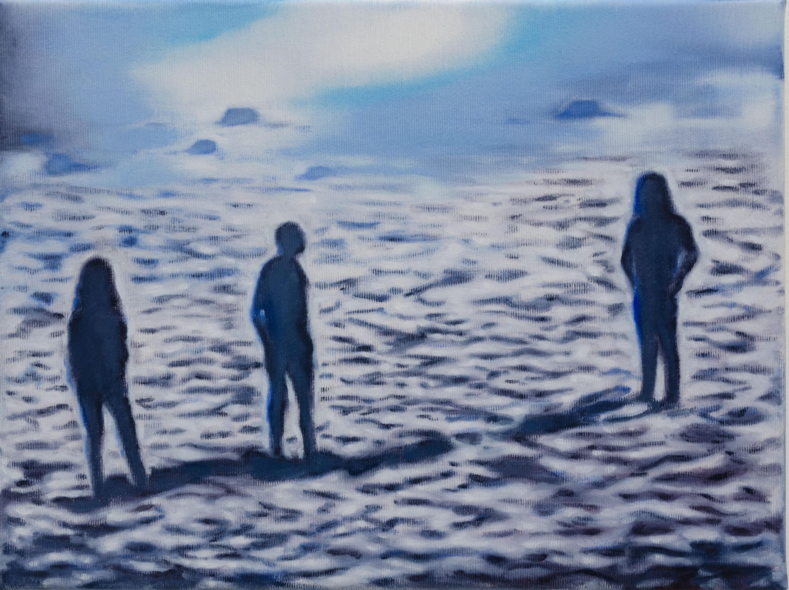 AMERG25A_32_AngelosMerges_TheMeeting2025_oil_on_canvas_30x40cm_KalfayanGalleries