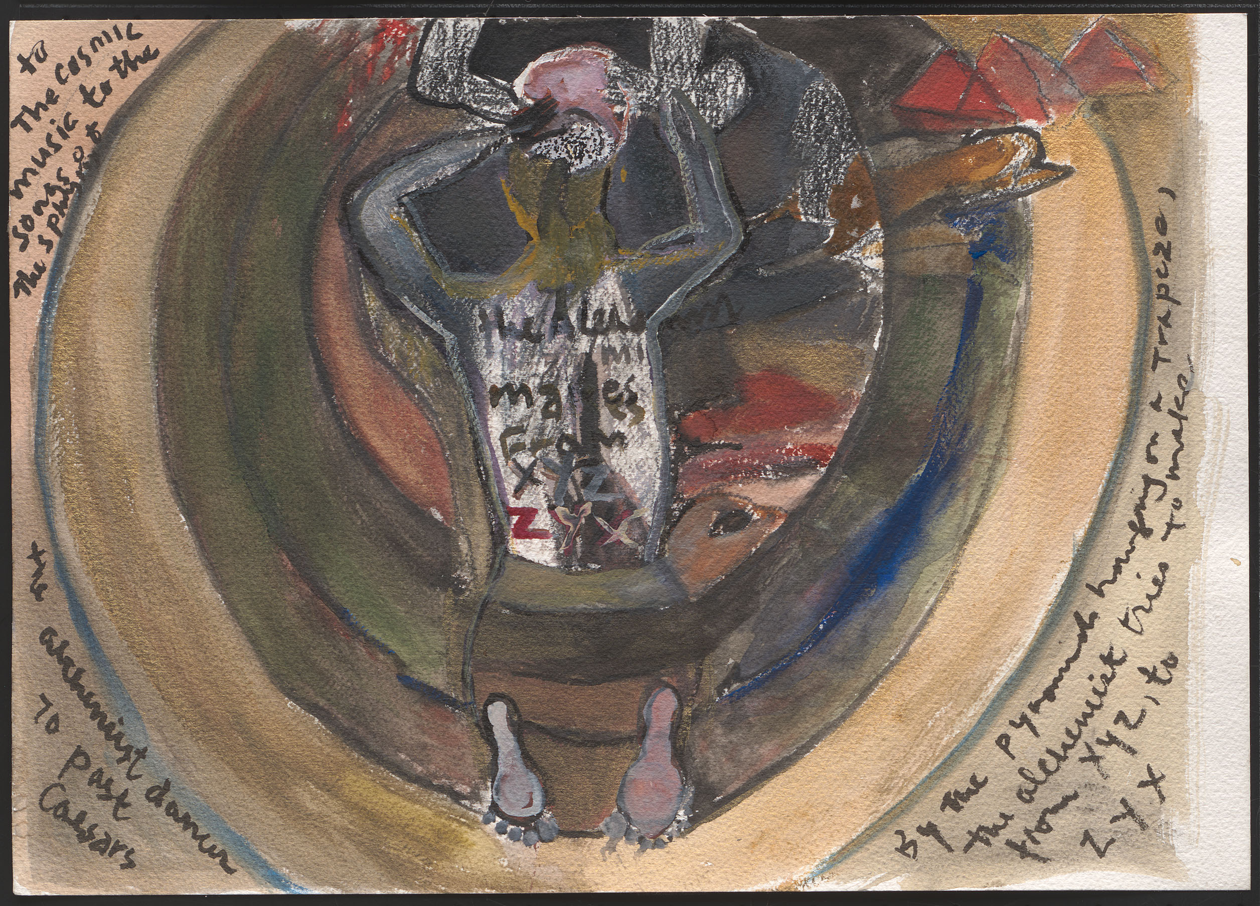 AB10A08_AnnaBoghiguian_Unitiled_CavafySeries_2009_MixedMediaOnPaper_29x42cm_KalfayanGalleries