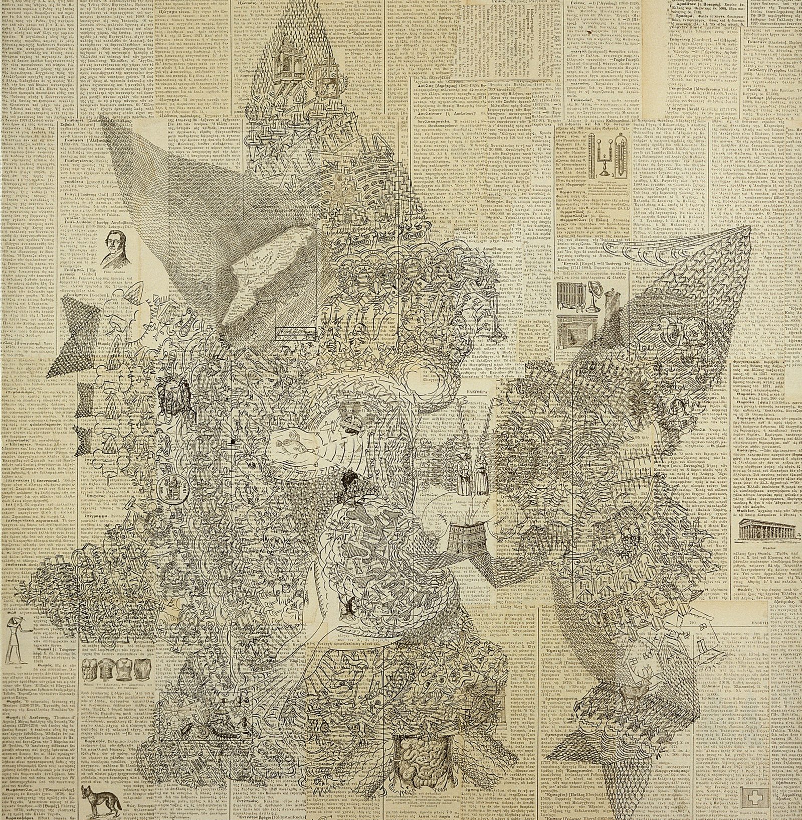 AntonisDonef_AderfosKaiAderfiTouEleous_80x60cm_MimesExhibition_KalfayanGalleries_detail